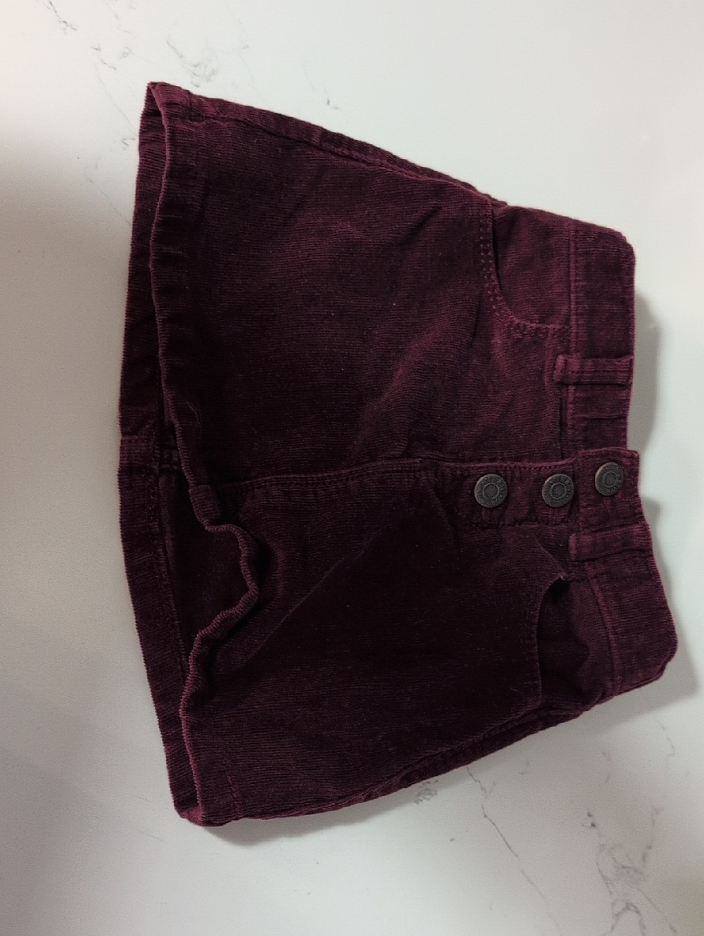 Old Navy Girls Plum Corduroy Skirt